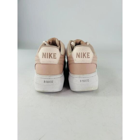 Nike Court Vision Alta Women's Shoes US 10 Tan/Pink Platform Sneakers - Picture 5 of 13